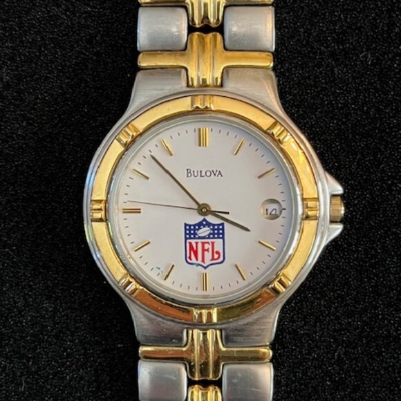 Bulova Other - BULOVA | NFL Superbowl Men's two-tone watch-NEW Battery
